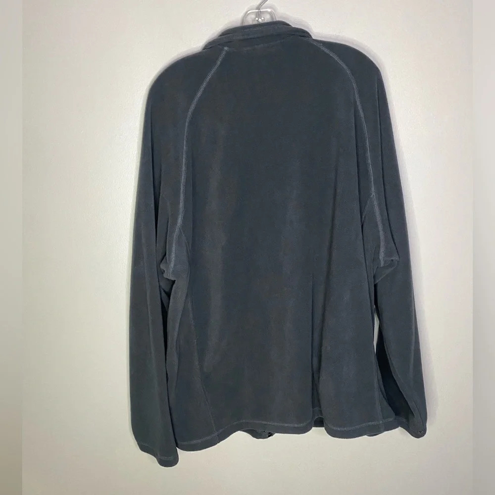 Clique xxxl 3xl fleece jacket zip up with collar men grey casual comfort - Picture 3 of 8